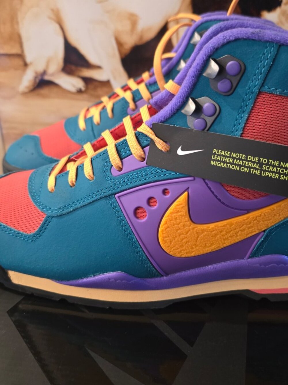 Nike Baltoro SP IH4450-300 Bright Spruce Fruit Punch Men’s Boots Sz 10.5 US NEW - Picture 3 of 16